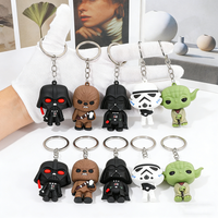 Sci-Fi Cartoon Character 3D PVC Figure Keychain Jewelry Backpack Bag Accessories Car Key Ring Fan Collection Gift