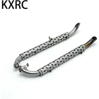 KXRC Metal Exhaust Pipe Decorate Modification Parts for 1/8 RC Crawler Car KM3 Short Truck Raptor F150 Upgrade Accessories