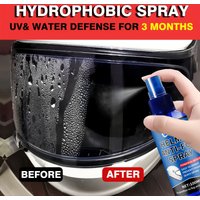 Universal Helmet Rain Repellent with Nano Anti-Fog Coating - Prevents Condensation Enhances Drainage Improves Visibility for Car