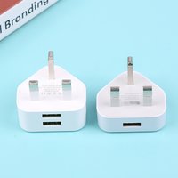 Universal UK Plug 3Pin Wall Charger Adapter With 1/2 USB Ports Charging For iPhone 11 For Samsung Huawei Xiaomi Charging Charger