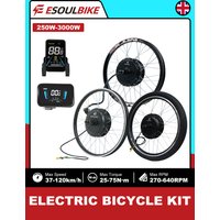 AliExpress ESOULBIKE Ebike Hub Motor Conversion Kit, 36V 250W, 48V 500W 1000W 1500W, 52V 72V 2000W 3000W MTX Rim Wheel Electric Bicycle Hub Motor Set, 26