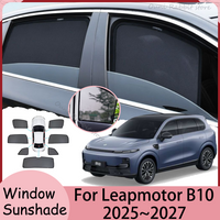 For Leapmotor B10 2025~2027 2026 Car Magnetic Mesh Privacy Sunshade Side Window Sun Shade Mosquito Net Protection Accessories image 4