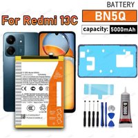 100% New High Quanlity BN5Q Battery For Xiaomi Redmi 13C Mobile Phone Battery +Free Tools