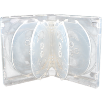 10 Discs Household Plastic CD Case, CD Storage Box, For Blu-ray Game Cases Discs Storage Bracket Box Home Accessories