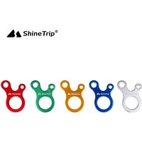 ShineTrip 10pcs Mountaineering Snail Wind Rope Buckle, Outdoor 3-hole Quick Tying Tool, Tent Adjustment Buckle,