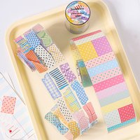 50mm*2m Cute Dopamine theme Tape Adhesive Diary Sticker Masking Tapes Decorative Christmas DIY Creative Stationery Stickers