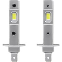 2Pcs New LED H1 H3 Headlight Bulb Mini 50W 20000LM CSP For Car Headlamp Fanless Light Auto Diode Fog Lamps 12V 6000K Automobile