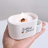 Oval Candle Jar Silicone Mold DIY with Matches Hole Storage Box Casting Molds Plaster Resin Flowerpot Craft Making Home Decor