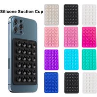 Silicone Single-Sided Suction Cup Pad Phone Stand Mount Fixed Suction Cup Phone Bracket Universal Anti Slip Suction Phone Holder