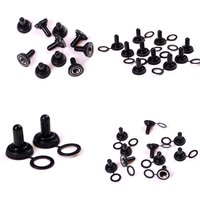 10Pcs 12mm Rubber Rocker Toggle Switch Knob Cap Waterproof Boot Cover Electrical Switch Protection