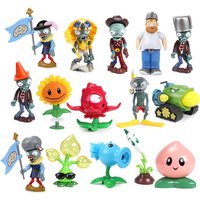 Hot PLANTS VS. ZOMBIES Action Figures Toys for Boys Dave Gatling Peashooter Potato Mine Gargantuar Disco Zombie Yeti Kids Gifts