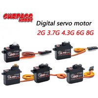 SURPASS HOBBY 2g 3.7g 4.3g 6g 8g Micro Digital Mini Servo Metal and Plastic Gear for Rc Drone Airplane Fixed-wing Car Robot