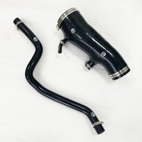 Oil Breather Rocker Cover To Depression Control Valve Oil Breather Silicone Hose Kit For Land Rover Discovery 2 TD5 Engine