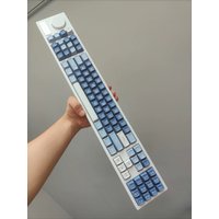 Machete Washboard V2 Mechanical Keyboard Kit Cusom Wireless Bluetooth Dual Mode RGB Hot-swapZMK CNC Aluminium knob DIY keyboard