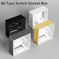 Universal Switch And Apply On-Wall Mount Wall Surface Junction Box 86 Type Switch Box External Mounting Box