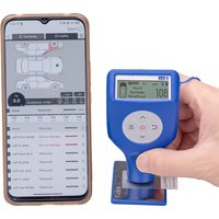GUOOU LCD Screen Auto Car Paint Film Thickness Gauge Paint Coating Thickness Tester 0-3000μm 0.1μm Fe NFe Probe Gauge image 4