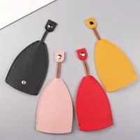 Creative Pull-Out Key Case Cover Pu Leather Large Capacity Key Sleeve Keychain Bags Women Men Protector Car Key with Holder Hook