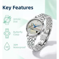 VAN GOGH Original Fashion Waterproof Sport Quartz Ladies Wristwatch, Stainless Steel Mesh Strap – Women Watch & Classic Watches