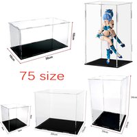 Assembled Clear Acrylic Display Case for Collectibles Acrylic Box for Display Figures Storage Toy Dustproof Protection Showcase