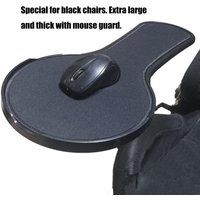 Computer Chair Mounted Mouse Pad Platform Ergonomic Wrist Support Tray 24BB