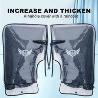 Manchon de guidon épais et chaud pour moto et scooter, protège-poignées, imperméable, protection pour la conduite, hiver, couvre-mains thermique.