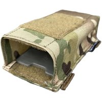 Multi-functional transverse Side Pull MOLLE Single Mag Pouch Magazine Insert built-in ABS quick-release Clip Bag for 556/762
