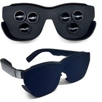 For Rayneo Air3/Air2/Air3s & Xreal One/Pro/Air2 Smart Glasses Light Blocker - Anti-Glare Silicone Shade Cover Screen Protector