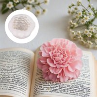 Peony Flower Ball Silicone Mold - 3D Floral Design for DIY Soap, Aroma Plaster, Candle, Fondant & Baking Crafts