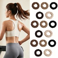 5pcs/set High Ponytail Holder Bold Thickened Elastic Hair Band For Women Girls Sweet Hair Tie Scrunchie Hair Rope Hair Accessory