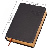 1Pc Vintage Thick Paper Notebook Notepad Leather Bible Diary Book Zakka Journals Agenda Planner School