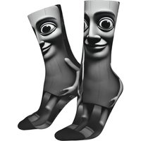 Funny Sock Tung Tung Tung Sahur 2 Harajuku Seamless Pattern Printed Men Crew Socks Casual Men's Socks