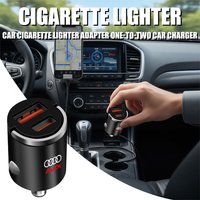 Car Fast Charger USB Type-C Ports Power Adapter Accessorie For Audi A3 A4 A6 A5 Q5 B7 B6 B9 Sline Quattro RS Q3 Q7 S3 S4 RS3 RS4