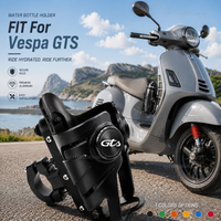 Motorcycle Water Bottle Holder For Vespa GTS 125 150 300 Super 300 Coffee Beverage Tea Cup Support Modification Accessories