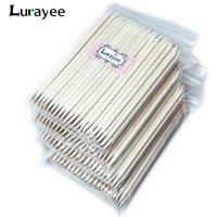 300/400pcs Orange Wooden Sticks Nail Cuticle Pusher Remover Cleaner Rhinestones Decoration Picker Nail Art Manicure Tools
