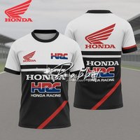 AliExpress Summer New Honda HRC Motorcycle Racing Training Speed Drying Cycling T-shirt Men's Breathable Sports Bike Mountain Bike T-shirt