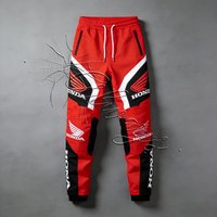 AliExpress 2026 Summer Honda HRC Racing Rider Pants, Men's and Women's Quick Drying Cycling Motorcycle Suit Pants Off Road Enthusiast Pants