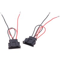 2Pcs Car Speaker Wire Harness Adaptor Replace Vehicle Connection Plug Cable Connector for Golf for Seat for VW Passat