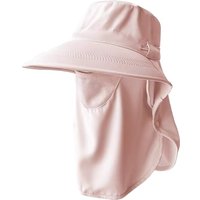 AliExpress NONE Breathable UV Protection Sun Hat with Face Cover and Neck Flap for Women Summer Outdoor Fishing Hiking Gardening Wide Brim Cap