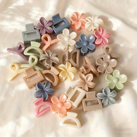 30pcs randomly mixed set of plain, minimalist, small-sized hair grips with non-slip grips and multifunctional features, perfect