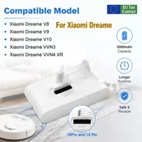 V10 V10Pro 10-20 Ersatzakku für Dreame und Xiaomi Staubsauger, 25,2V 5000mAh Lithium-Ionen
