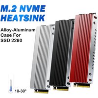 M.2 Heatsink M2 NVMe 2280 SSD Alumium Cooler Solid State Disk Radiator with Thermal Silicone Pad for Laptop Desktop PC Computer