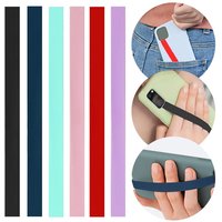 New Portable Silicone Phone Strap Elastic Colorful Phone Hand Band Soft Phone Holder Finger Grip Phone Accessories