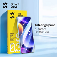 SmartDevil 2 pièces verre trempé pour Xiaomi POCO F5 X5 Pro NFC protecteur d'écran pour POCO F5 Pro 5G HD Anti rayon bleu
