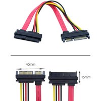 SAS to SATA SFF-8482 SAS 29 Pin to SATA 22Pin Hard Disk Drive Raid Extension Cable Cord