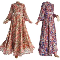 Eid Muslim Abaya for Women Party Dresses Jalabiya Print Morocco Dubai Abayas Kaftan Islam Arab Long Robe Ramadan Vestidos