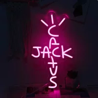 Cactus Jack Neon Signs LED Neon Light do dekoracji ścian pokoju/baru, pokoju gier, jaskini męskiej, salonu, spersonalizowanych prezentów urodzinowych