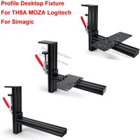 Quick Release Aluminum Profile Desktop Fixture Bracket For Handbrake/Shifter/Sequential Shifter For TH8A MOZA Logitech Simagic