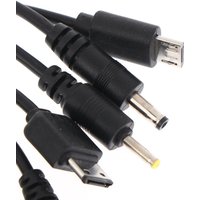 20cm USB Power Charging Cable Wire Cord For Phone Universal 10 In 1 Micro USB DC Mobile Phone Charger Adapter Plug