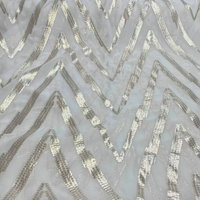 White Fabric Wave Cutwork Burnout Sheer Dress Gown Summer Vintage Designer Handmade Sewing DIY Home Decoration Craft Material