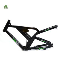 DIY ebike Frame 20*4.0 Fat ebike kit frame full suspension All terrain electric bicycle downhill Race city ebike frame frameset